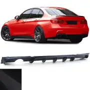 Rear Diffuser Black Matte for BMW 3er F30 F31 316 318 320 With M-PACKET