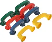 Yardwe Realistic Kids Handset Toys 8pcs Plastic Simulated Phone Handsets Whisper Feature for Classroom Interaction