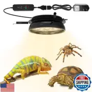 ALANTOP UVB Light for Reptiles with Dimmer and Timer, UVA Light for Reptiles