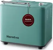 Compact All-Metal Bread Maker - 550W Dual Heaters for Perfect Homemade Bread