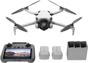 DJI Mini 4 Pro Drone Fly More Combo RC 2 Remote 4K 3 Batteries 135 Mins Flight