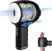 Electric Masturbator Cup Man Hands-Free, Automatic Masturbators with Vibration and Telescopic Function, Pocket Pussy Stroker Erotic Sex Toy for Men Masturbation