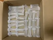 Snap Seal Tamper Proof Clear Plastic Vials -30mL/each -Case of 100