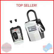 ZHEGE Key Lock Box for Outside, Key Safe Lock Box for House Key Storage 10 Keys,