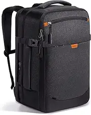 Inateck 20-46.2 L Travel Backpack, Expandable Hand Luggage Backpack for Men Women Laptop Backpack Splashproof Compatible 14/17.3 Inch Laptop and 12.9 Inch iPad for Weekender