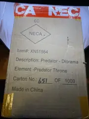 Neca Predator Bone Throne - Clan Leader Throne - Brand New In Box
