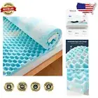 Egg Crate Design Twin XL Mattress Topper - Soft, Ventilated & CertiPUR Certified
