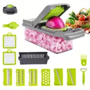 15-Piece Household Multifunctional Vegetable Slicer Set, Potato & Cucumber Dicer