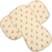 MOLUCKFU 2pcs Bibs Wearable Drooling Kit Wipes Rags Muslin Burp Cloths Hooded Boy Weaning Babies Blanket Newborn Smock Swaddle Food Convenient Pads Cotton
