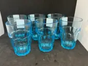 Bormioli Rocco 12.5 oz. Rock Bar Lounge Stackable Glass, Set of 6 - Ice Blue