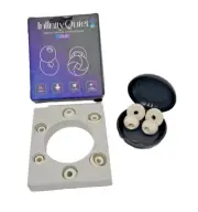 3 Pairs Infinity Quiet Noise Canceling Silicone Earplugs Starlight + Carry Case