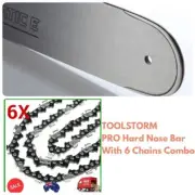 36" Chainsaw PRO Hardnose Bar and 6 Chain 3/8 063 114DL for Baumr-AG SX72 72CC