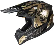Airoh Aviator 3 The Legend, motocross helmet , color: Black/Gold , size: M