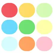 Bulletin Cutouts Paper 108Pcs Round Shaped Bulletin Board Paper Cut Outs Deco...