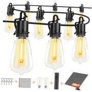 Solar String Lights Outdoor Waterproof 100FT with 100FT Solar String lights