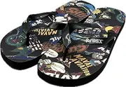 [Avirex] Exodus Men's Flip Flops, Sandals, Beach Cutout, Can Be Decorated