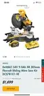 DEWALT 54V 9.0Ah XR 305mm Flexvolt Sliding Mitre Saw Kit (DCS781X1-XE) Unopened