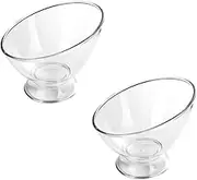 2PCS Clear Coffee Pod Stand Brackets Plastic Coffee Capsule Container Creamer Holder Coffee Storage Salad Bowl Candy Dish
