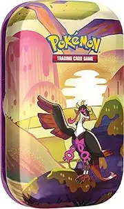 Pokémon TCG: Scarlet & Violet—Shrouded Fable Mini Tin – Fezandipiti (2 Booster Packs & 1 Sticker Sheet)