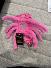 Spider Cat Comfort Harness Costume Halloween Thrills And Chills Pink New Kitten