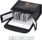 HeiyRC Lipo Battery Safe Bag for DJI Mini/Mavic Batteries - Protection Storage Case - Fireproof & Explosion-proof Pouch