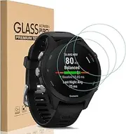[3 Pack] for Garmin Forerunner 255S / 255s Music 41MM Screen Protector Glass, Ultra-Thin 9H Hardness Anti-Fingerprint Watch Tempered Glass Screen Protector for Garmin Forerunner 255S 41MM