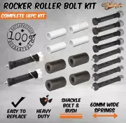 Trailer Spring Rocker Roller Suspension Replacement Bolt Bush Nut Kit Caravan