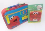 Sesame Street Lunch Bag & Sandwich Crust Cutter ELMO Brand New Back To School