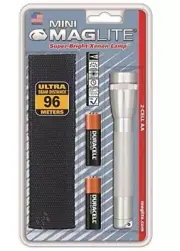 Maglite Mini PRO LED 2-Cell AA Flashlight Universal silver
