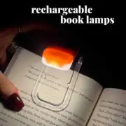 WHITE, USB RECHARGABLE BOOK LIGHT