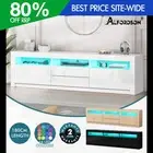 ALFORDSON TV Cabinet Entertainment Unit Stand LED RGB Gloss 180cm Storage Drawer