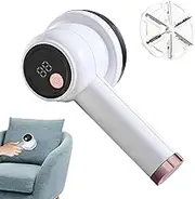 Lint Remover Shaver, Rechargeable Fabric Pill Shaver, Portable Fuzzs Pills Bobbles Trimmer with Digital Display, 3 Gear Adjustable Fabric Shavers for Clothes, Pants, Carpets, Blanket