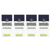 4x 2pc Korjo Sleeves Passport Defender RFID Shield ID Theft Protection/Security