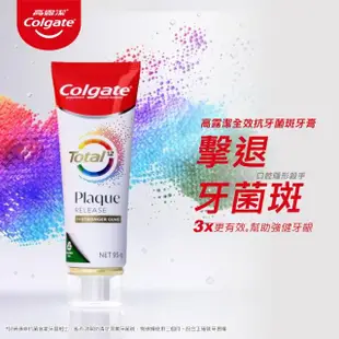 【Colgate 高露潔】全效抗牙菌斑牙膏95g(清恬薄荷/舒心沁涼)