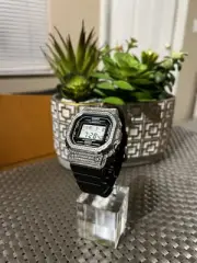 Casio G-shock DW5600UE-1 Custom Iced Bezel Silver Mod