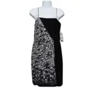 Anthropologie Hype dress mini shift sequins women 6 event formal wedding luxury
