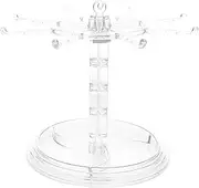 Parliky Rotating Jewelry Rack Ring Organizer Bracelet Holder Earring Display Stand Keychain Hanger