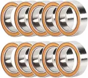 MR128RS Bearing 10PCS 8x12x3.5 mm ABEC-3 Hobby Electric RC Car Truck MR128 RS 2RS Ball Bearings MR128-2RS Orange Sealed