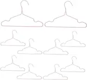HEALEEP 10pcs Non Slip Clothes Hangers for Boys and Versatile Hangers for Shirts Skirts and Pants Seamless Design for Mark Storage for Nursery Organization
