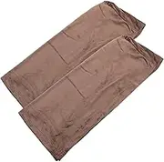 Vaguelly 2Pcs Sofa Armrest Cover Elastic Khaki Armrest Protector Protective Cloth for Home Office Simple Style Skin Friendly Design Fits Furniture