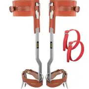 VEVOR Tree Climbing Spikes, 1 Pair Stainless Steel Pole Climbing Spurs, with ...