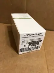 TOPGREENER Indoor Digital Wall Switch Timer Lighting Control 10A 1500W L ALMOND
