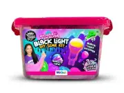 Fluffy Nichole Jacklyne Black Light DIY Slime Tub Activity Set for Girls & Bo...