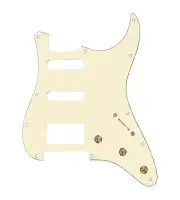 920D Custom HSS Pre-Wired Pickguard for Strat With An Aged White Pickguard an...