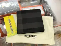 在飛比找Yahoo!奇摩拍賣優惠-☆最愛二手精品☆ BURBERRY 全新黑灰色格紋黑字 LO