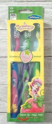 Strawberry Shortcake Childrens Toothbrushes Soft Bristles 3 Pack