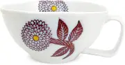 J-Kitchens Isayama Kiln Soup Cup, 5.5 x 4.3 x 2.4 inches (14 x 11 x 6 cm), 10.1 fl oz (300 cc), Dahlia, Purple, Microwave Safe, Hasami