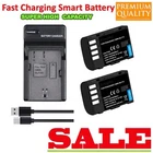 2 Battery +Led Charger Fr DMW-BLF19E Panasonic Lumix DMC-GH3 A DMC-GH4 A DMC-GH5