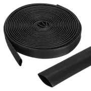 1/2 Inch 30ft Wire Heat Shrink Tubing 4:1 Double-sided Heat Shrink Wrap Black