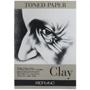 Fabriano A4 Toned Pastel Pad 120GSM 50 Sheets Clay